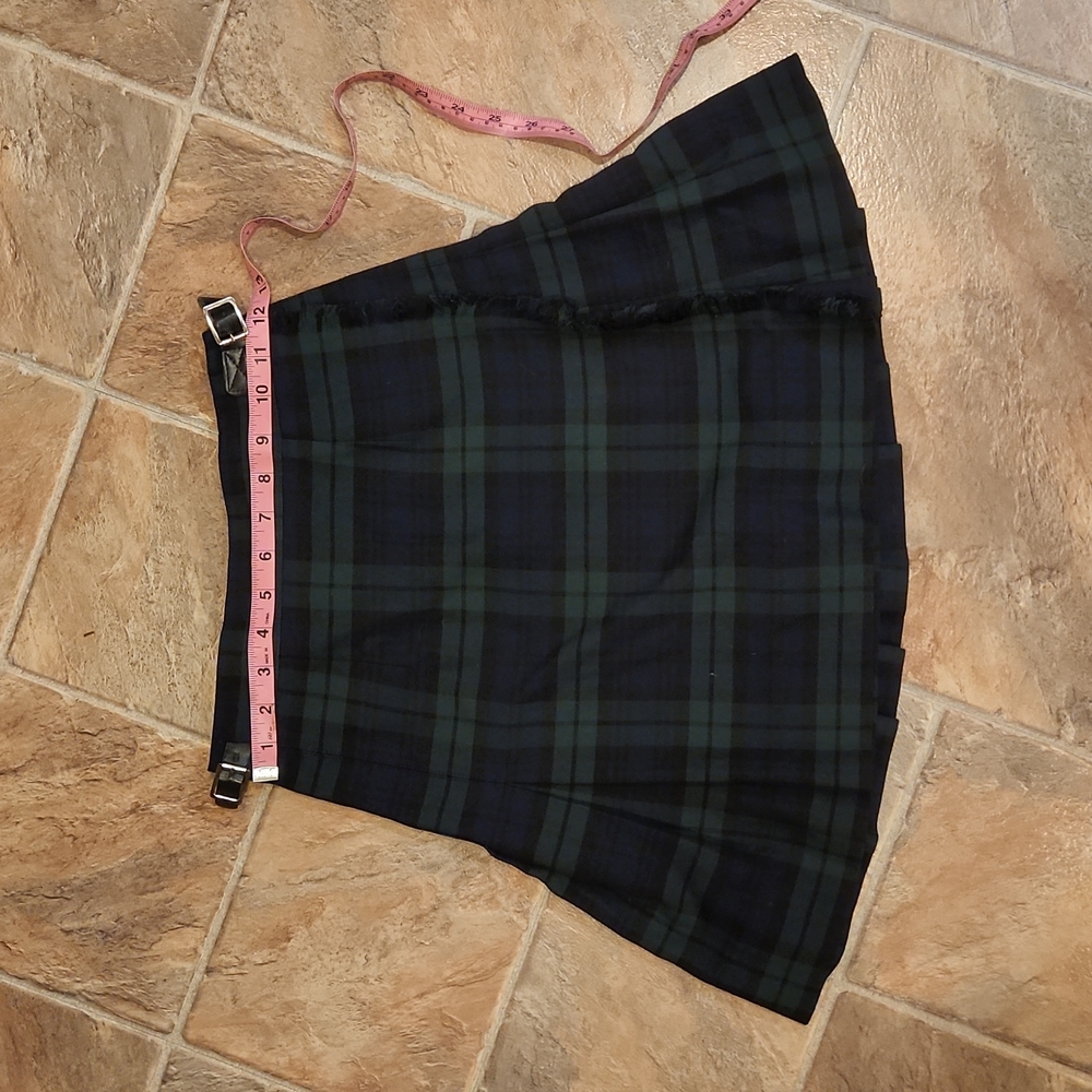 In School Wear uniform skirt junior small blackwatch plaid